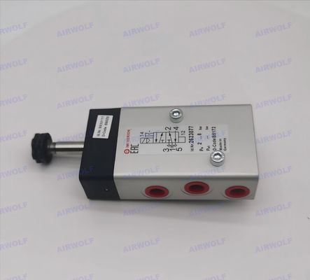 5/2 Way IMI Norgren 2623077 Namur Indirectly Aluminum Solenoid Actuated Piston Spool Valves With Plastic Pilot Flange