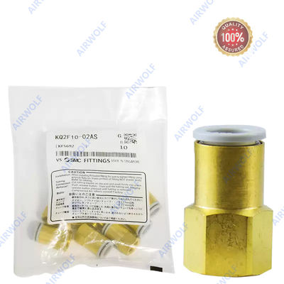 Female Threaded SMC Nickel Plated Brass POM One-touch Straight Fittings KQ2F06-M5A KQ2F08-01A KQ2F10-01A KQ2F12-02A KQ2F08-01N KQ2F08-02N KQ2F10-01N KQ2F10-02N