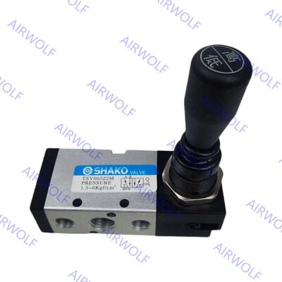 TSV86522M SHAKO Series Hand-Pull Valve TSV86522S TSV98322M TSV98322S 5/2way, 3/2 way 1/4"