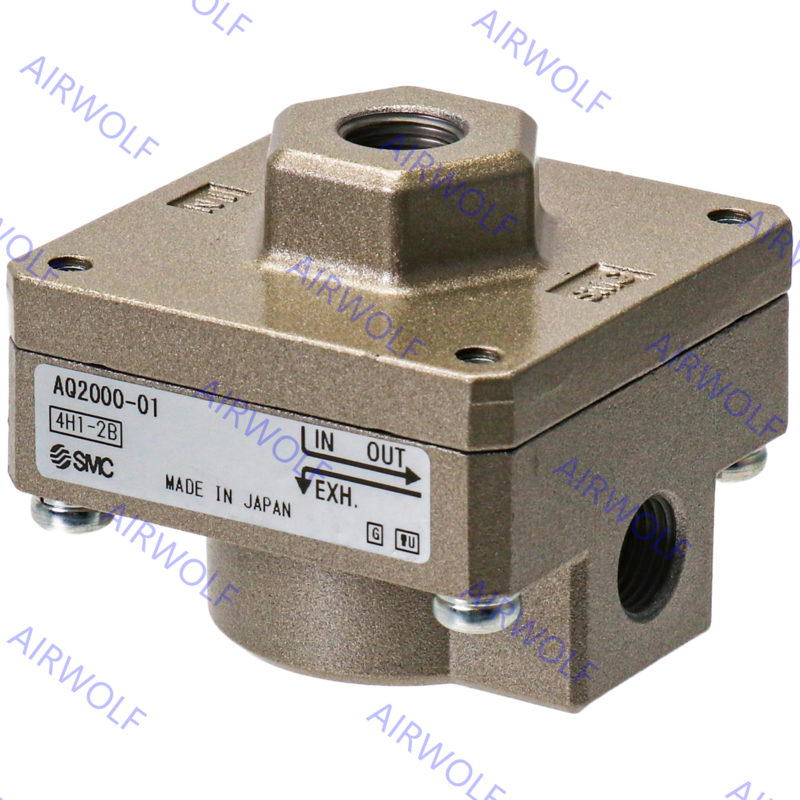 AQ2000-01, AQ2000-02, AQ3000-02 SMC AQ Series Quick Exhaust Valve 1/8", 1/4", 3/8", 1/2", 3/4"
