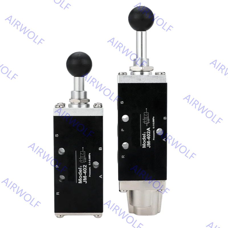 JM-402, JM-402A, JM-403, JM-403A Sunrise JM Series 5/2 way Hand Pull Valve 1/4", 3/8"