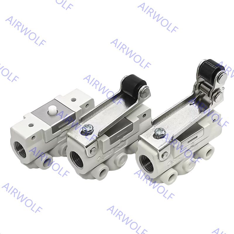 VM131-01-00A, VM131-01-01A, VM131-01-02A, VM130-01-30A SMC VM100 Series 3/2 way Mechanical Valve 1/8"