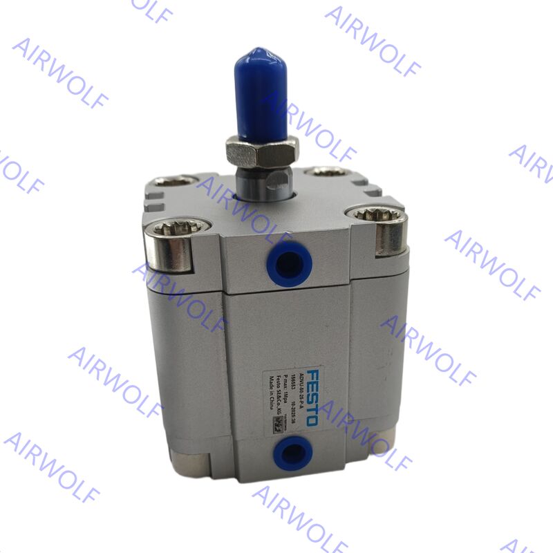 ADVU-100-10-P-A ADVU-100-10-A-P-A,-15,-20,-25,-30,-40,-50,-60,-80 Festo Double-Acting Compact Cylinder