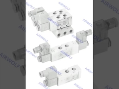 MVSC-260-4E1 MVSC-260-4E2 Mindman 5/2 Way Alumínio DC24V AC220V AC110V DC12V