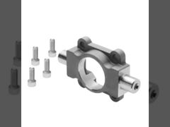 Acessórios de montagem de cilindro Festo Munhão Flange ZNCF