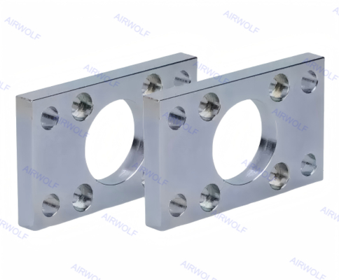 Flange para cilindro pneumático Parker ISO15552 MF1 MF2 Diâmetro 32-200mm