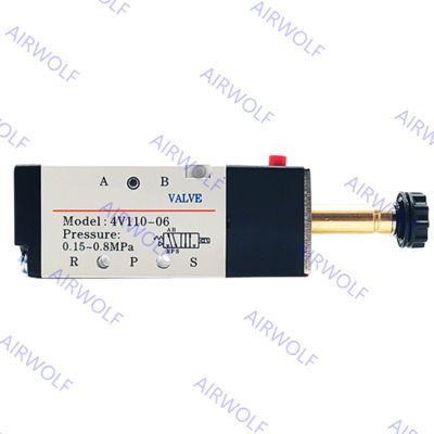 5/2 do controle pneumático do cilindro hidráulico de válvula de ar da maneira de estabilidade alta automática